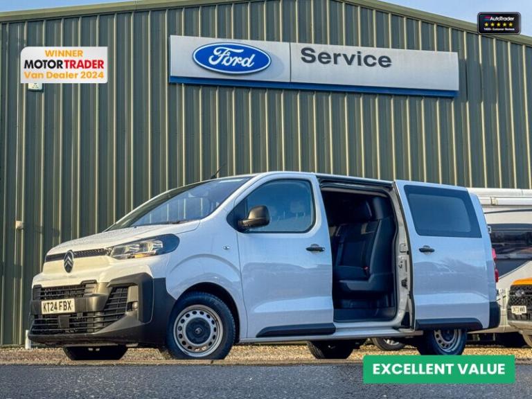 2024 Citroen Dispatch 2.0 BlueHDi 145ps Crew Van Enterprise PANEL VAN DIESEL Manual