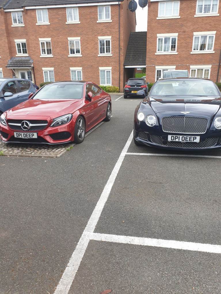 OP10EEP AND DP10EEP car private registration 