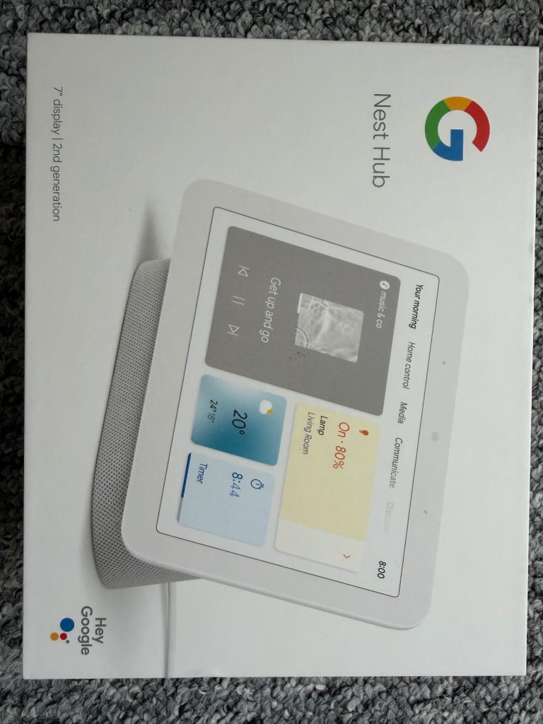 Google Nest Hub 2nd Gen – White, As Good As New