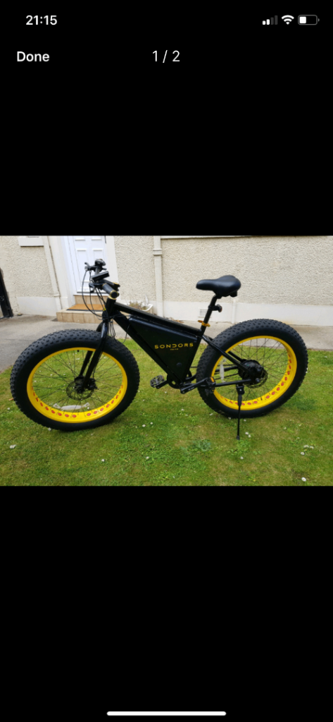 image for Sondors electric bike.