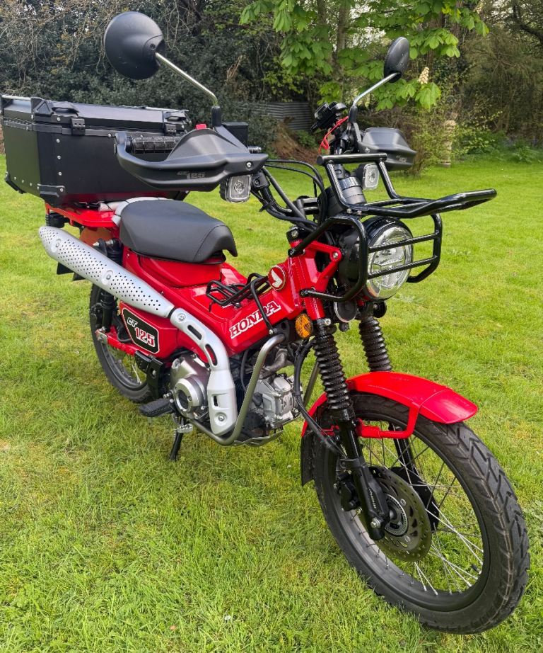 Honda CT125 Hunter Cub trail bike, 2020, 12 months MOT, superb condition, with extras