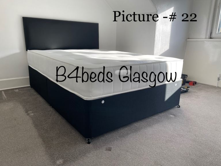 Single double bed small double divan beds kingsize super king size bed mattress headboard brand new 