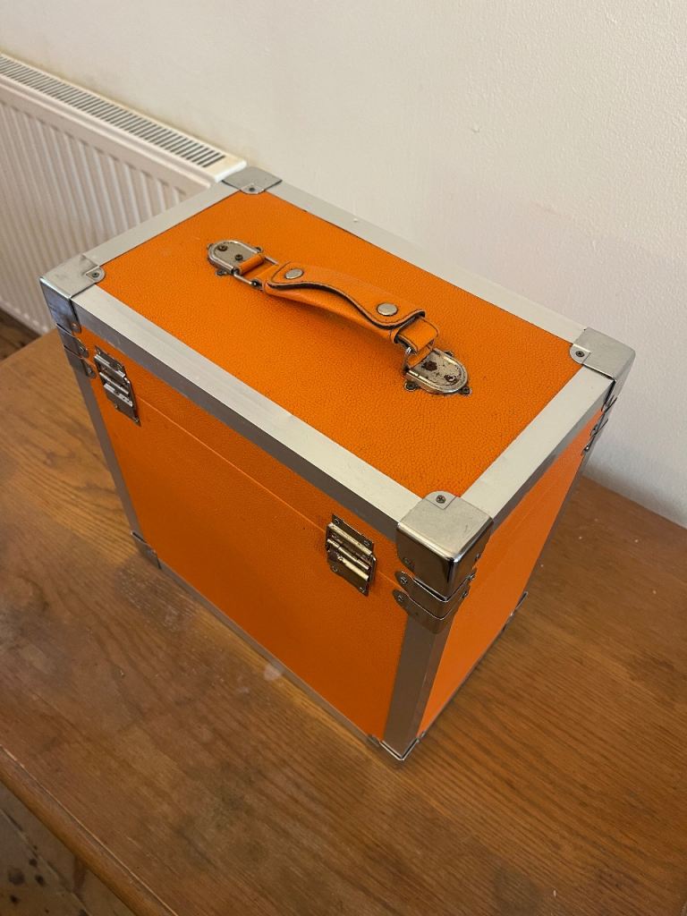Small 12” record storage box - hard case