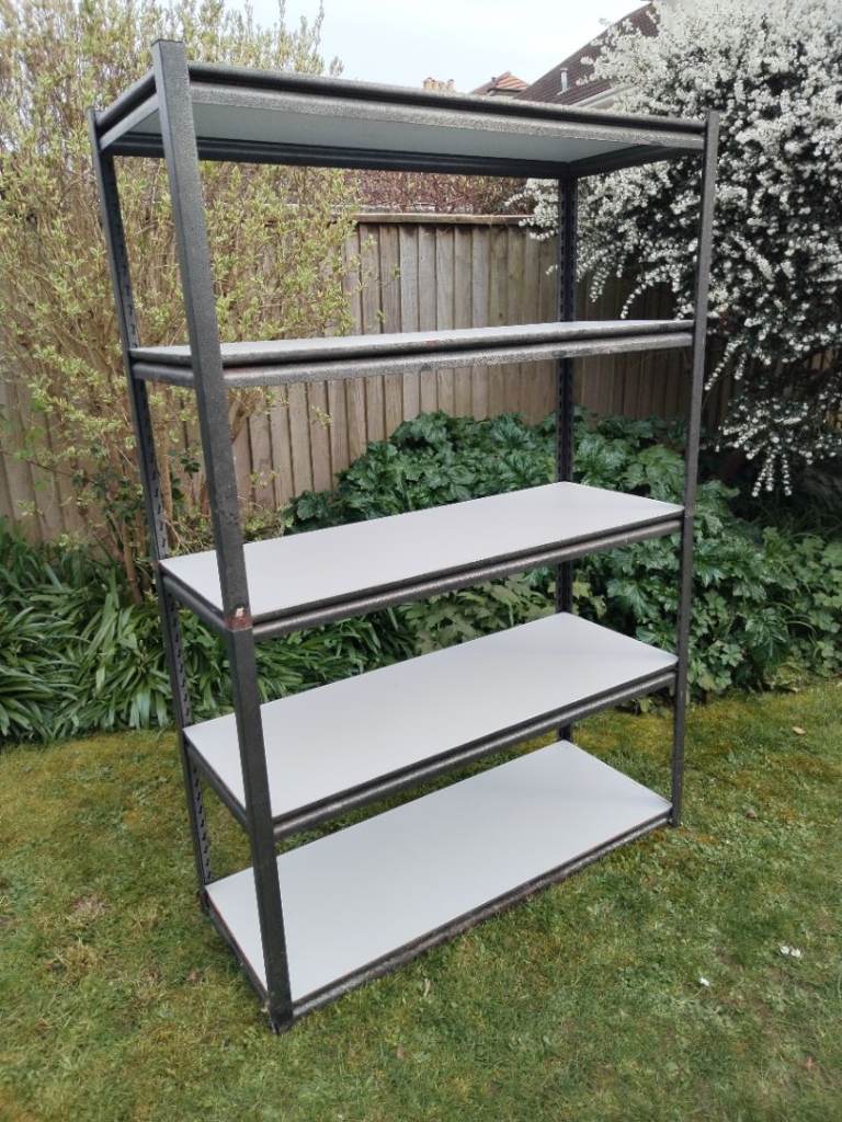 Gorilla 5 Tier 6" x 4" x 2" (183 x 122 x 61cm) Step Beam Heavy Duty Modular Storage Shelf Rack