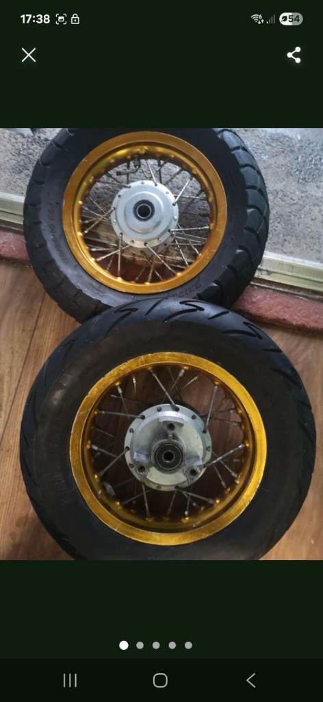 Pit bike supermoto wheels 