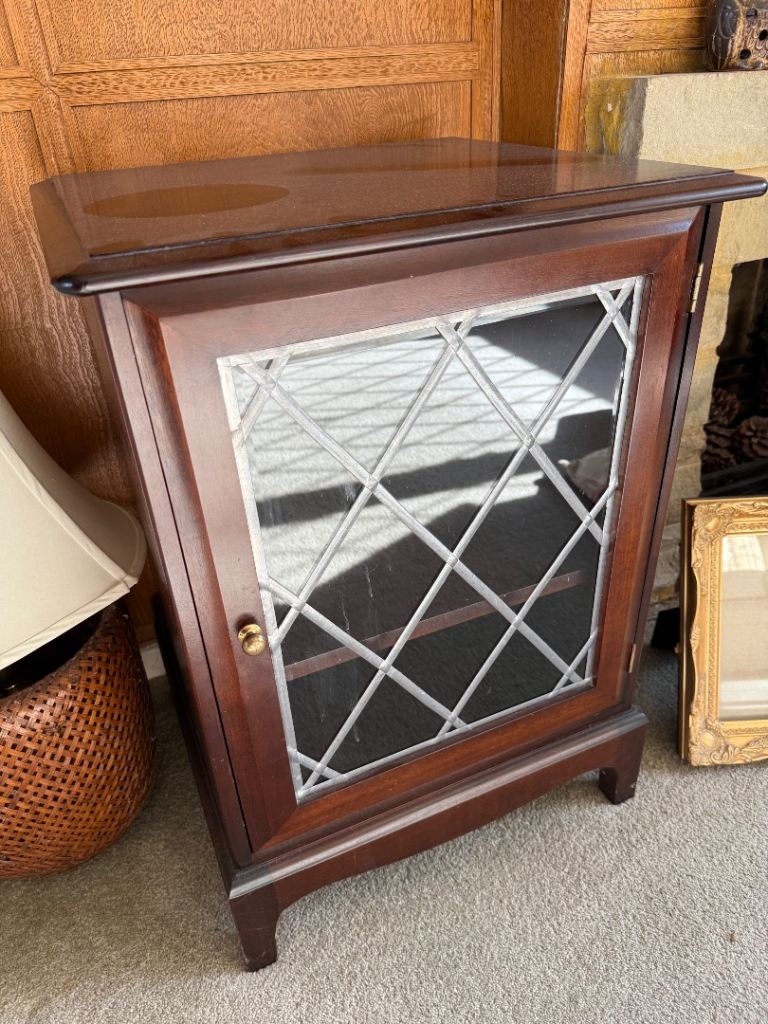 Vintage Cabinet with Glass door