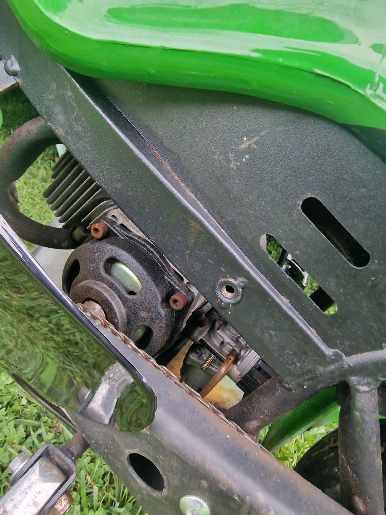 Green mini motor pocket rocked 