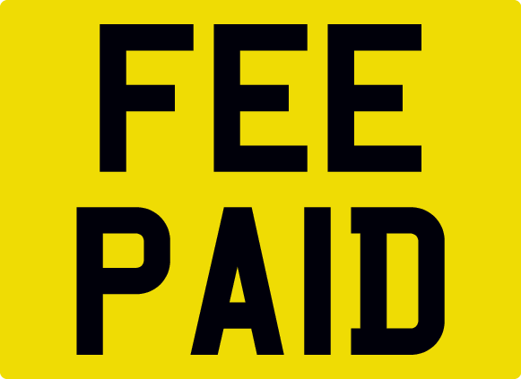 DATELESS Registration Number Plate RCZ Peugeot RC Robert Rory Ruby CLARK CARTER