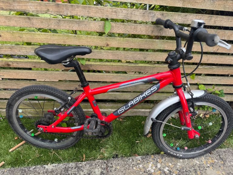 ISLABIKES Cnoc 16” Kids Bike – Red, Good Condition