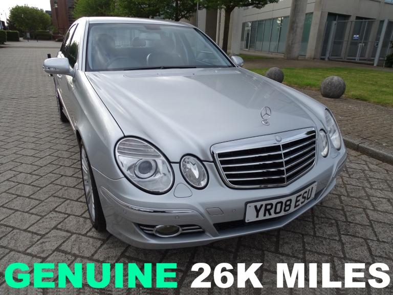2008/08 MERCEDES-BENZ E280 CDI SPORT 7G-TRONIC ++ GENUINE 26K MILES ++