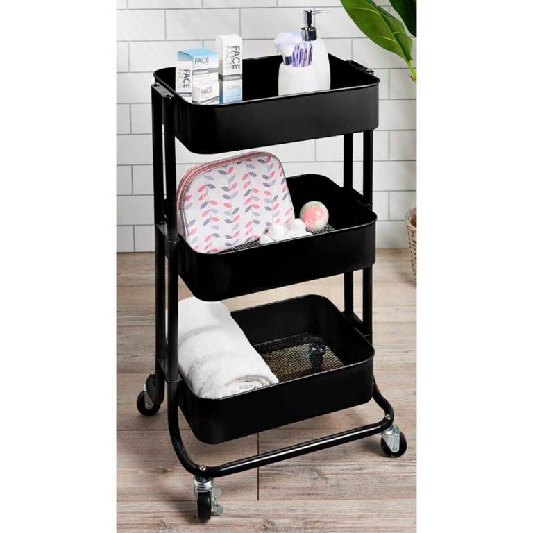3 Tier Trolley - Matte white