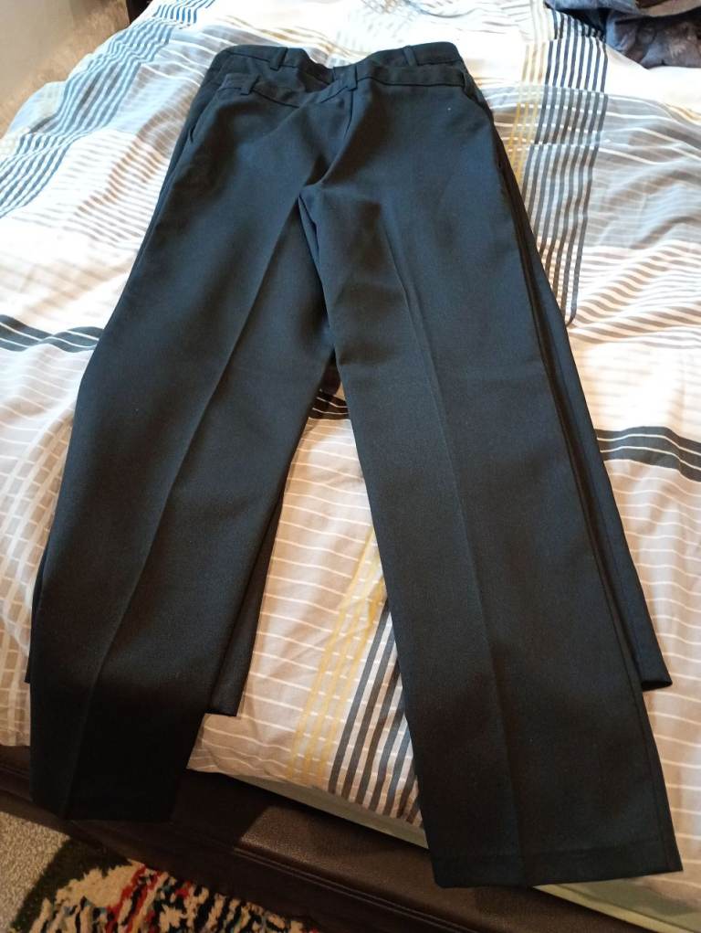 Free boys black school trousers 