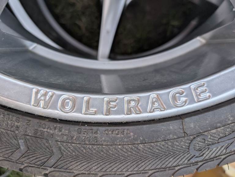 Wolfrace Alloy Wheels & Tyres – 17” – Set of 4 – Mondeo Fitment