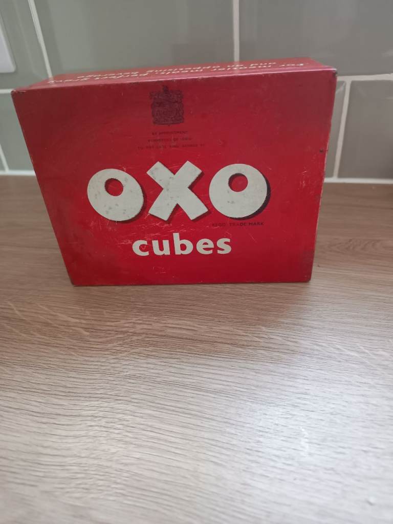 VINTAGE METAL OXO TIN