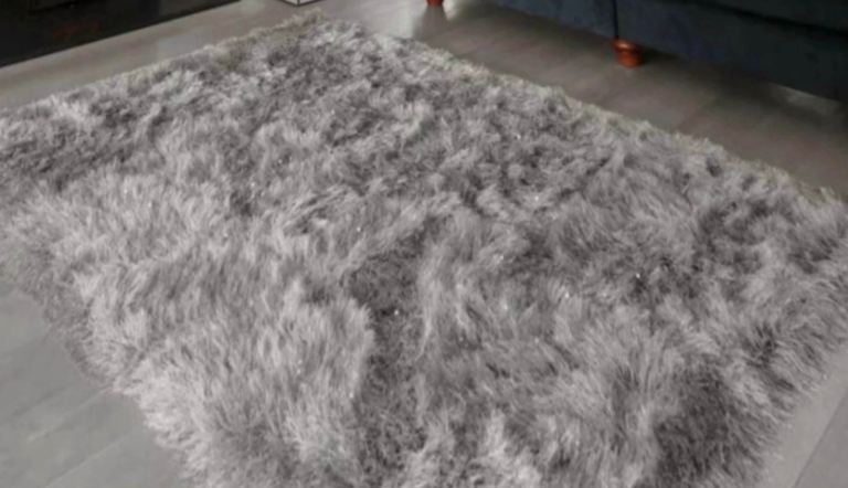 Brand new luxury deep pile thick shaggy rugs size 230×160cm Colour grey thick rugs 