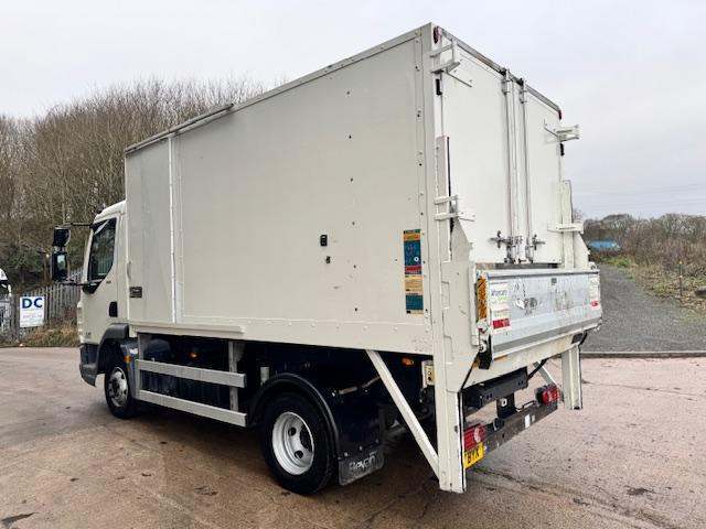 2017 17 DAF LF 150 Euro 6 14ft high sided tipper tail-lift a/c ex council