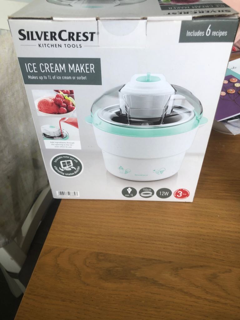 Silvercrest Ice Cream Maker – Brand New, Boxed