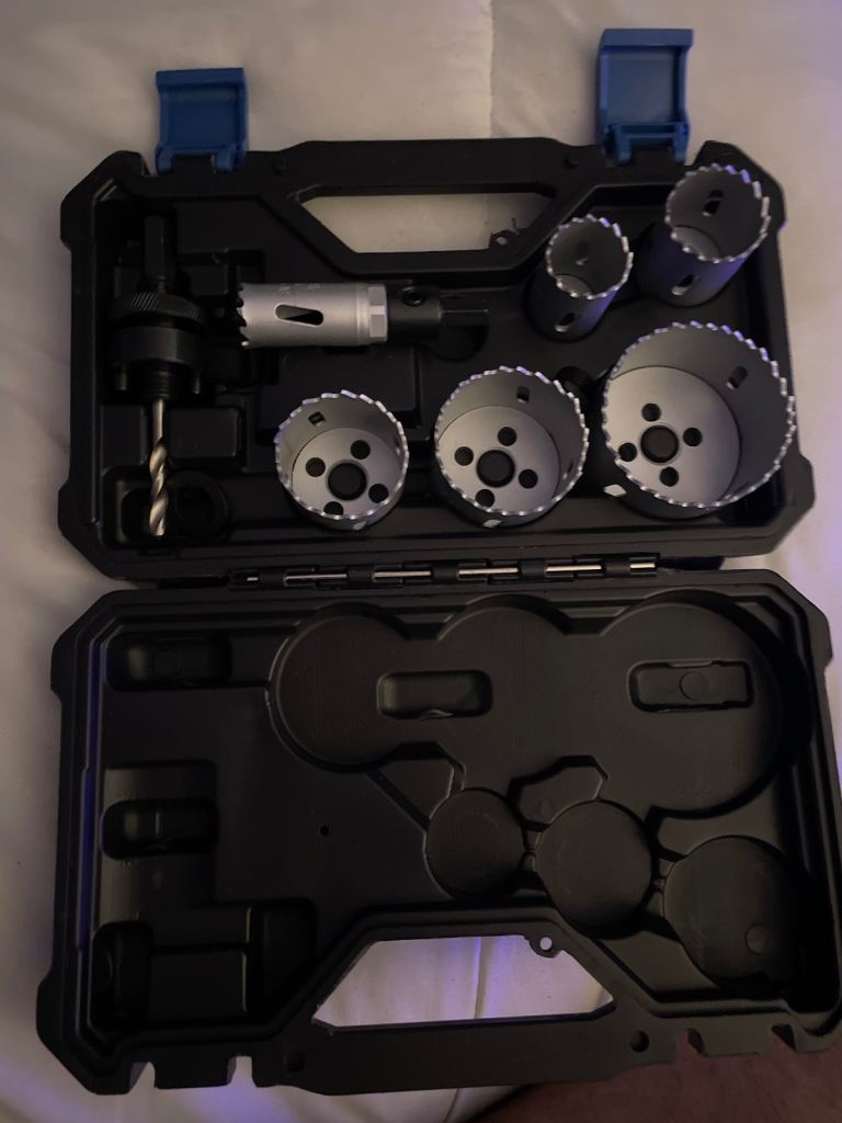 6 Piece Electrician and Plumbers Hole Saw Set