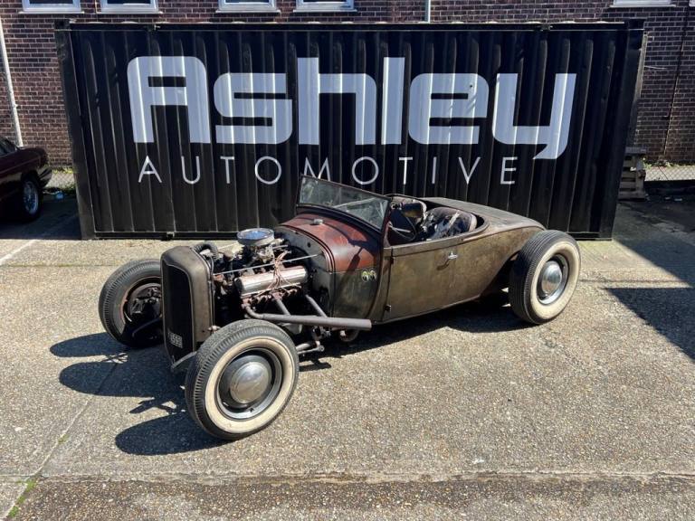 1929 FORD MODEL A ROADSTER // 331CI V8 // ORIGINAL STEEL HOT ROD // PX SWAP