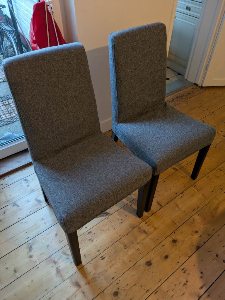 4 x Ikea Bergmund dining chairs