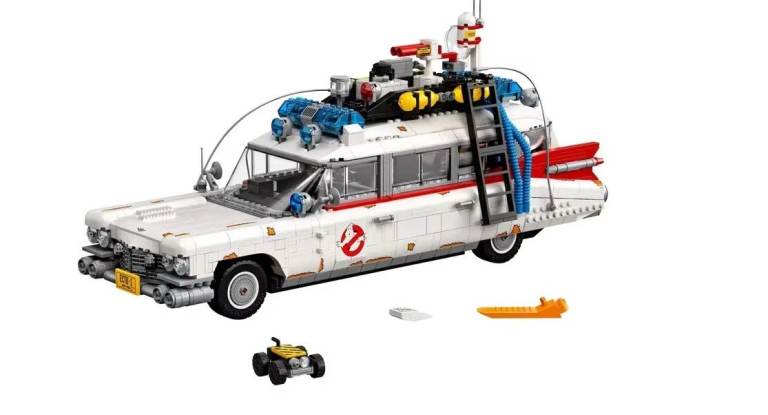 Ghostbusters ECTO-1 Creative Vehicle Building Block Compatible with 10274 Bricks