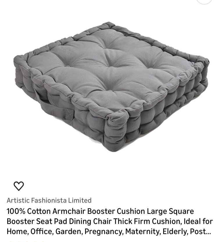 Arm chair cushion boosters 