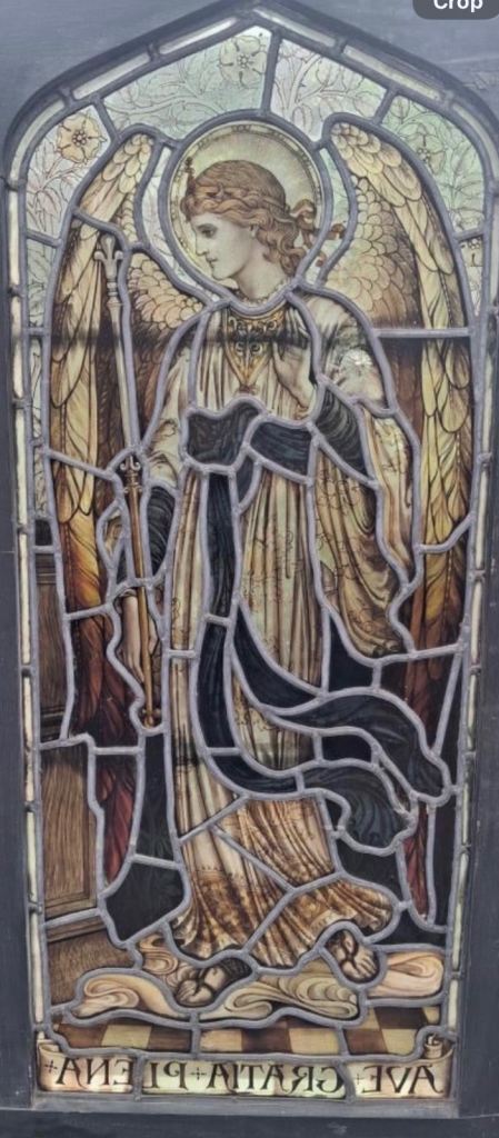 *WANTED* Antique Ecclesiastical stained glass panel, church window. 