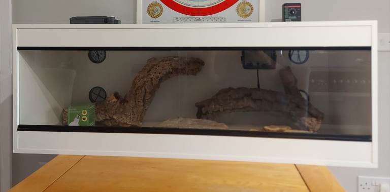 4 ft White Vivarium