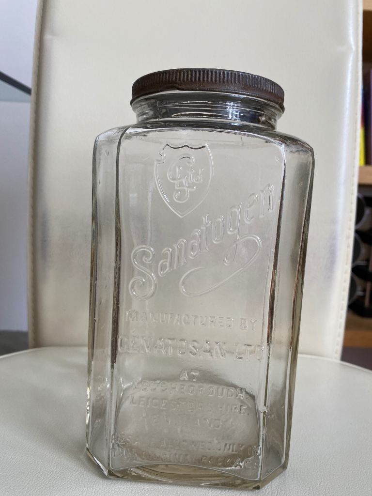 Nice Vintage Glass Jar 