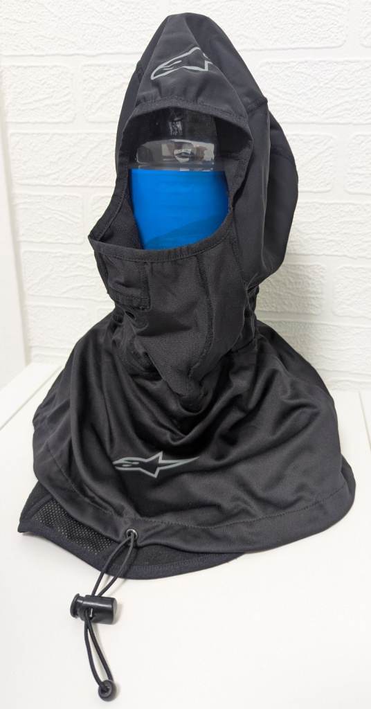 Alpinestars Winter Touring Motorcycle Balaclava w/Neck Cover / Black / Water & Windproof
