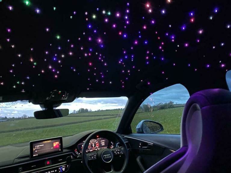 Unique luxury starlight roof car office weddings installation