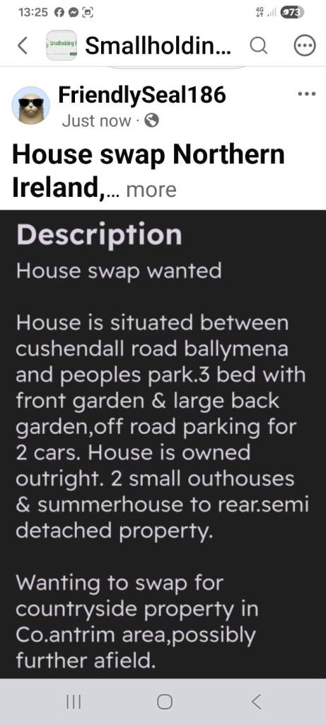 House swap wanted 