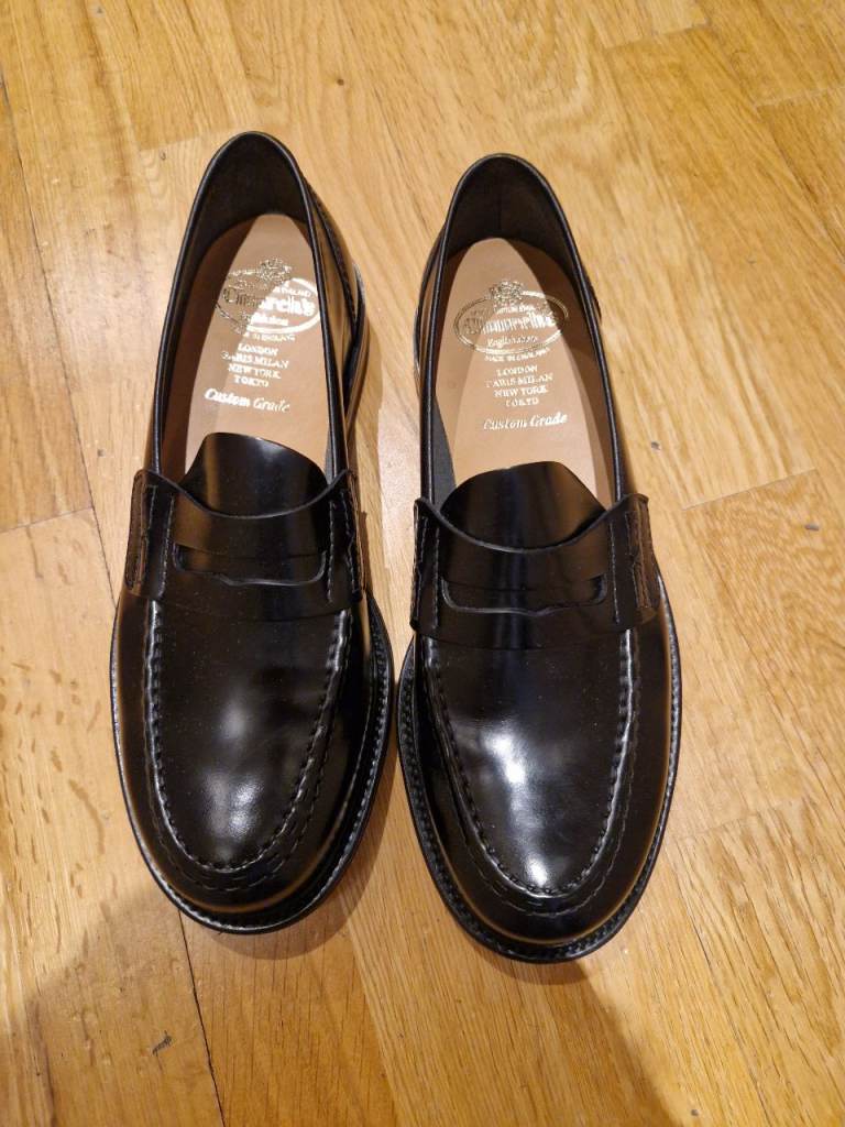 Black Church penny loafers – size 8.5 - new