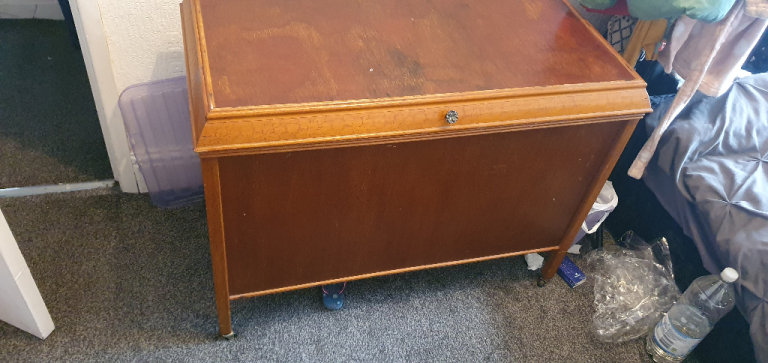 Victorian ottoman storage box