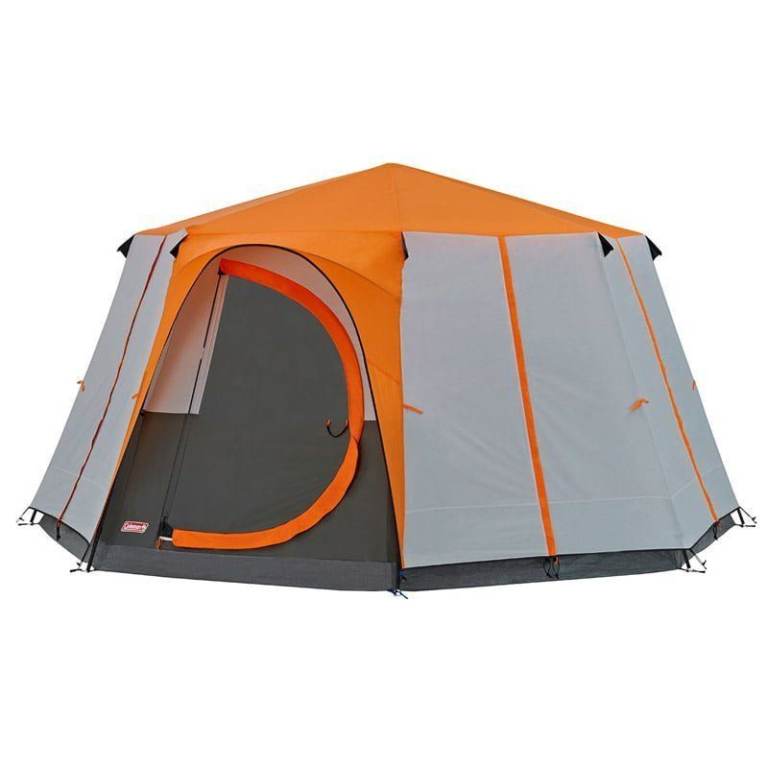 Coleman Cortes Octagon 8 person Instant Cabin tent It's a really easy tent to set up
