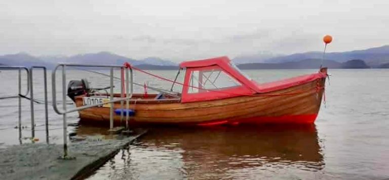 16ft MacKay wooden fishing boat 