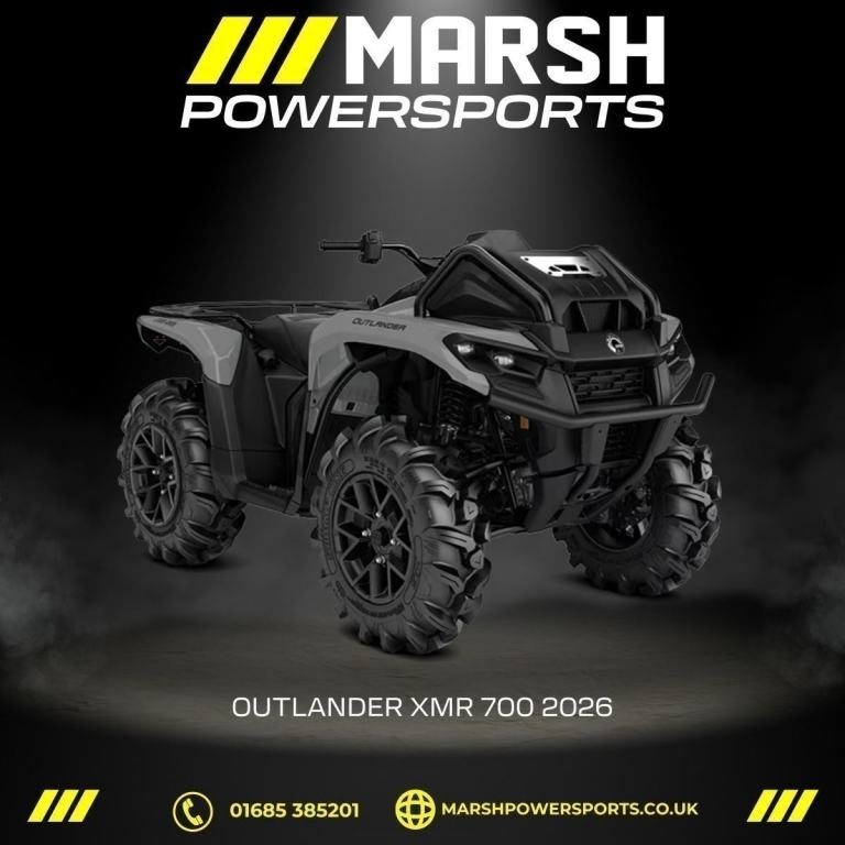 Can-Am Outlander XMR 700 2026 Model - Can-am Main Dealer - Reserve Now!