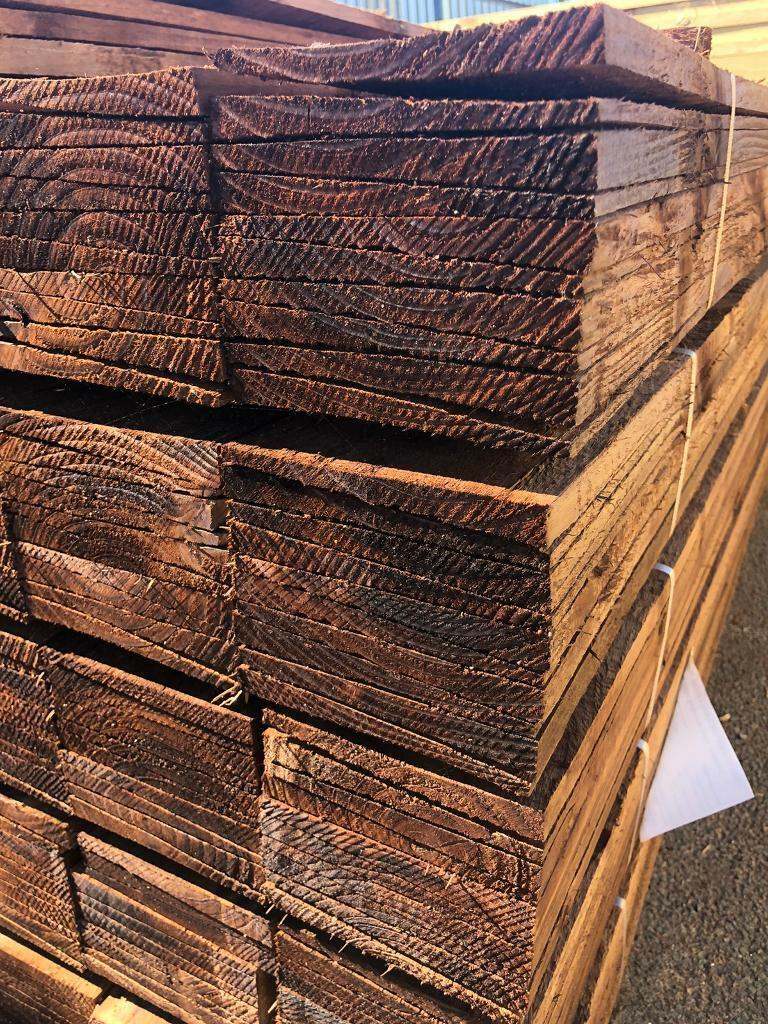 Fencing wood, new timber, wooden fence panel, feather edge fence boards 