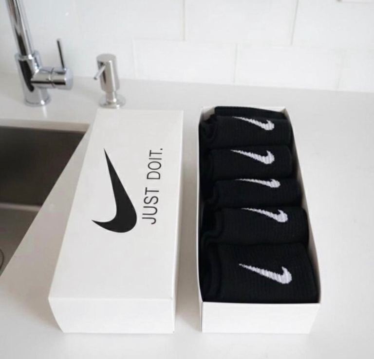 Black Nike socks Size Uk 6-9