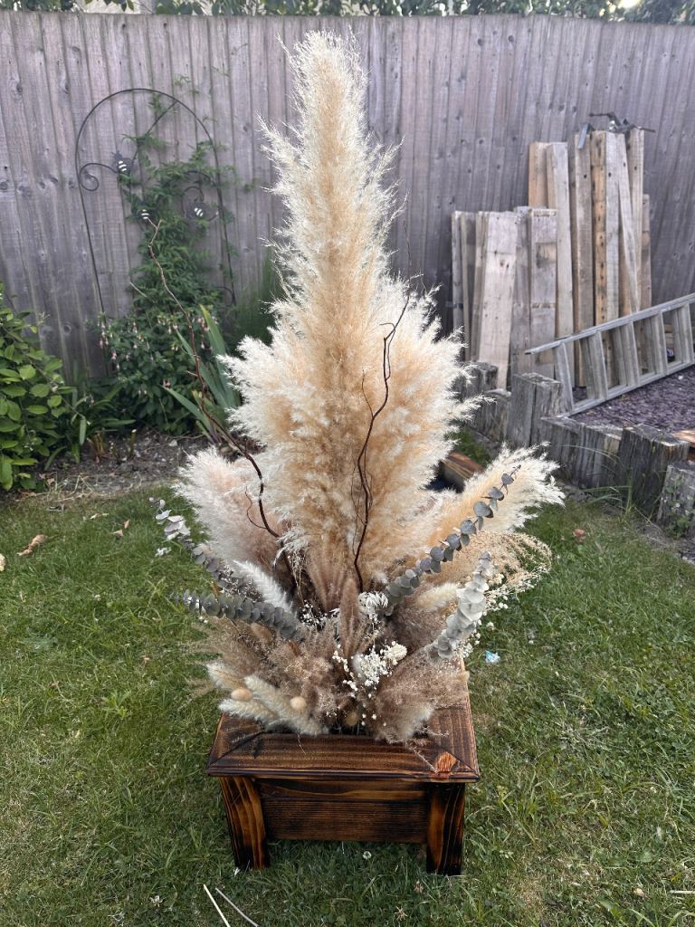 image for Wedding dried flower wooden boxes