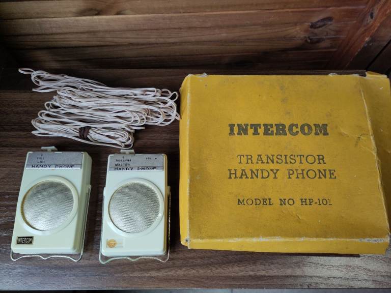 Vintage 60s Intercom Transistor Handy Phone - Non-Functioning