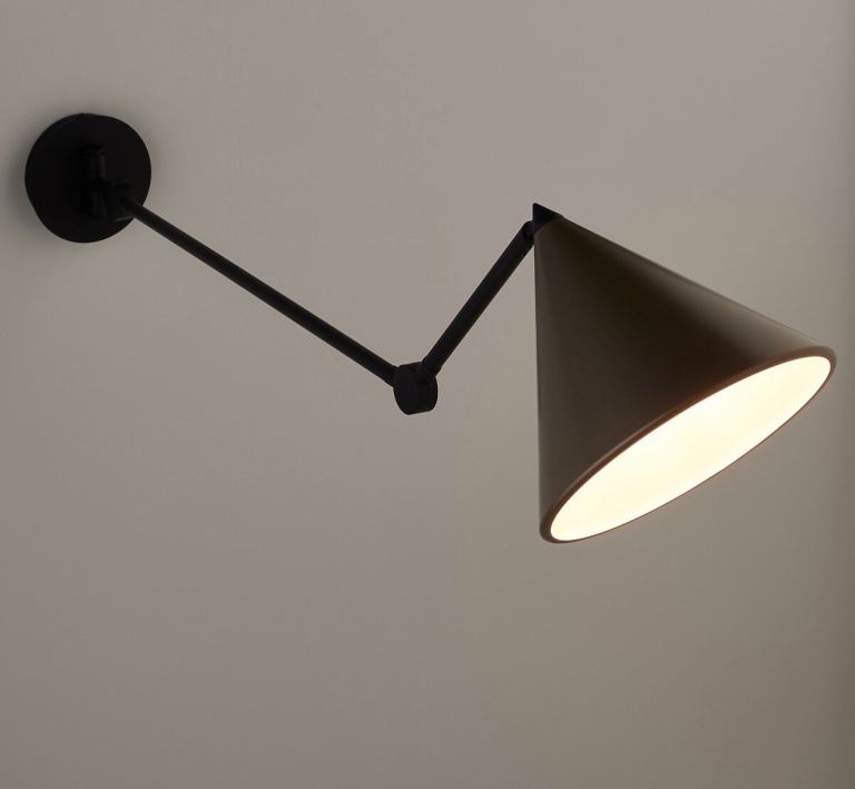 3 x Good Condition Black Industrial Style Wall Light