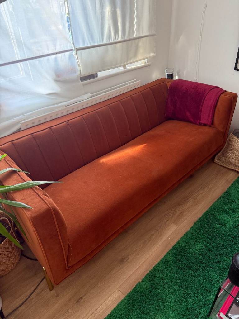 Bellamy Luxe Velvet 3 Seater Sofa Dunelm