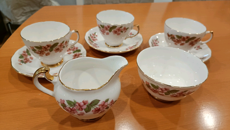 Mid-Century Crown Regent Bone China