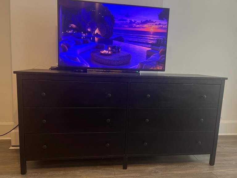 koppang 6 drawer dresser black brown IKEA 6-Drawer Chest of Drawers – Black-Brown, £90.00 for Sale US SIZE:US2