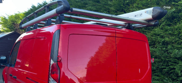 Transit connect Rhino roof rack and pipe tube