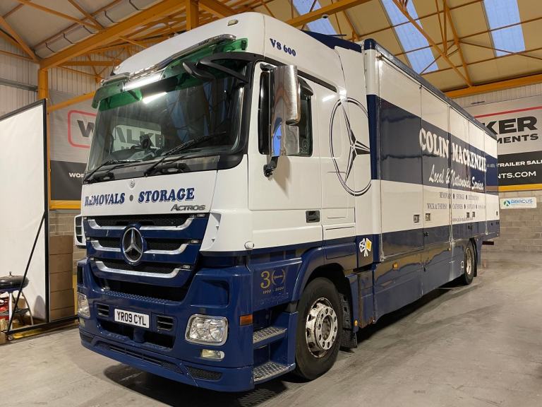 MERCEDES ACTROS MP3 1860 V8 EURO 5 4X2, 18 TONNE DRAWBAR SPEC REMOVAL BOX 