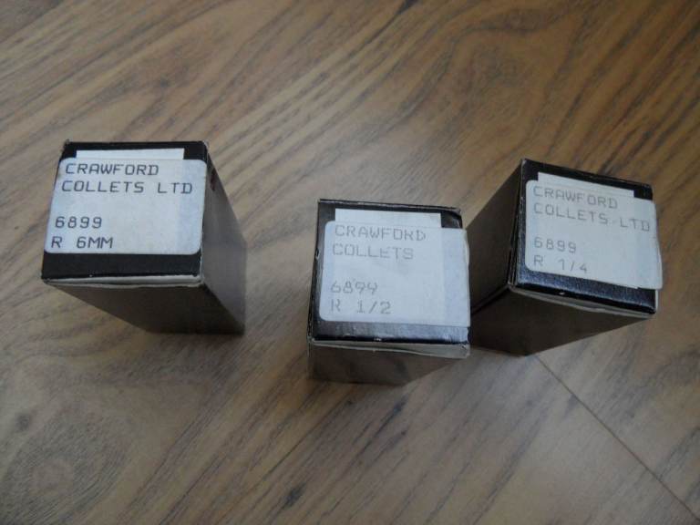 Genuine Myford mt2 collets