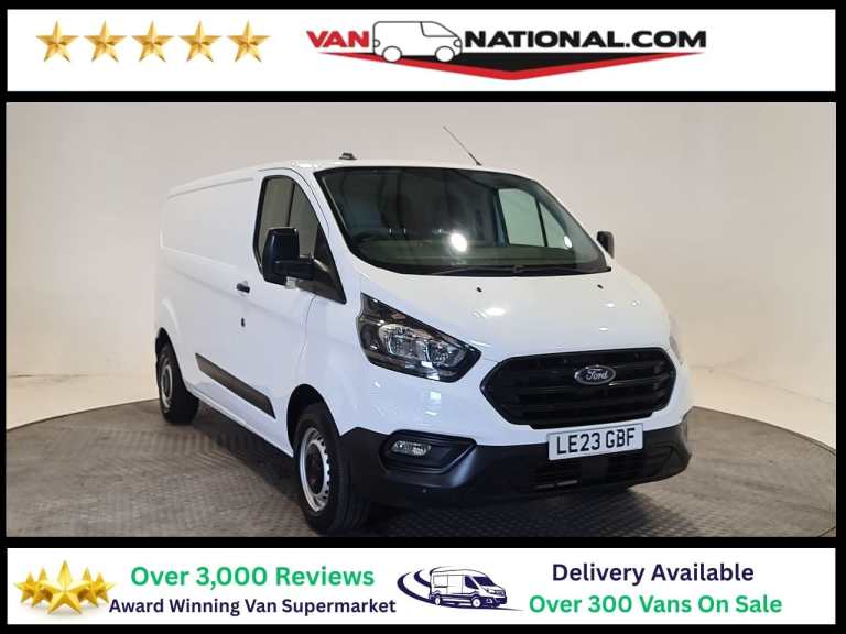 2023 Ford Transit Custom 2.0 300 ECOBLUE LEADER L2 H1 130 BHP LWB Panel Van Diesel Manual