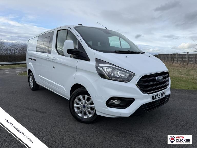 2022 Ford Transit Custom 2.0 EcoBlue 130ps Low Roof D/Cab Limited Van PANEL VAN DIESEL Manual